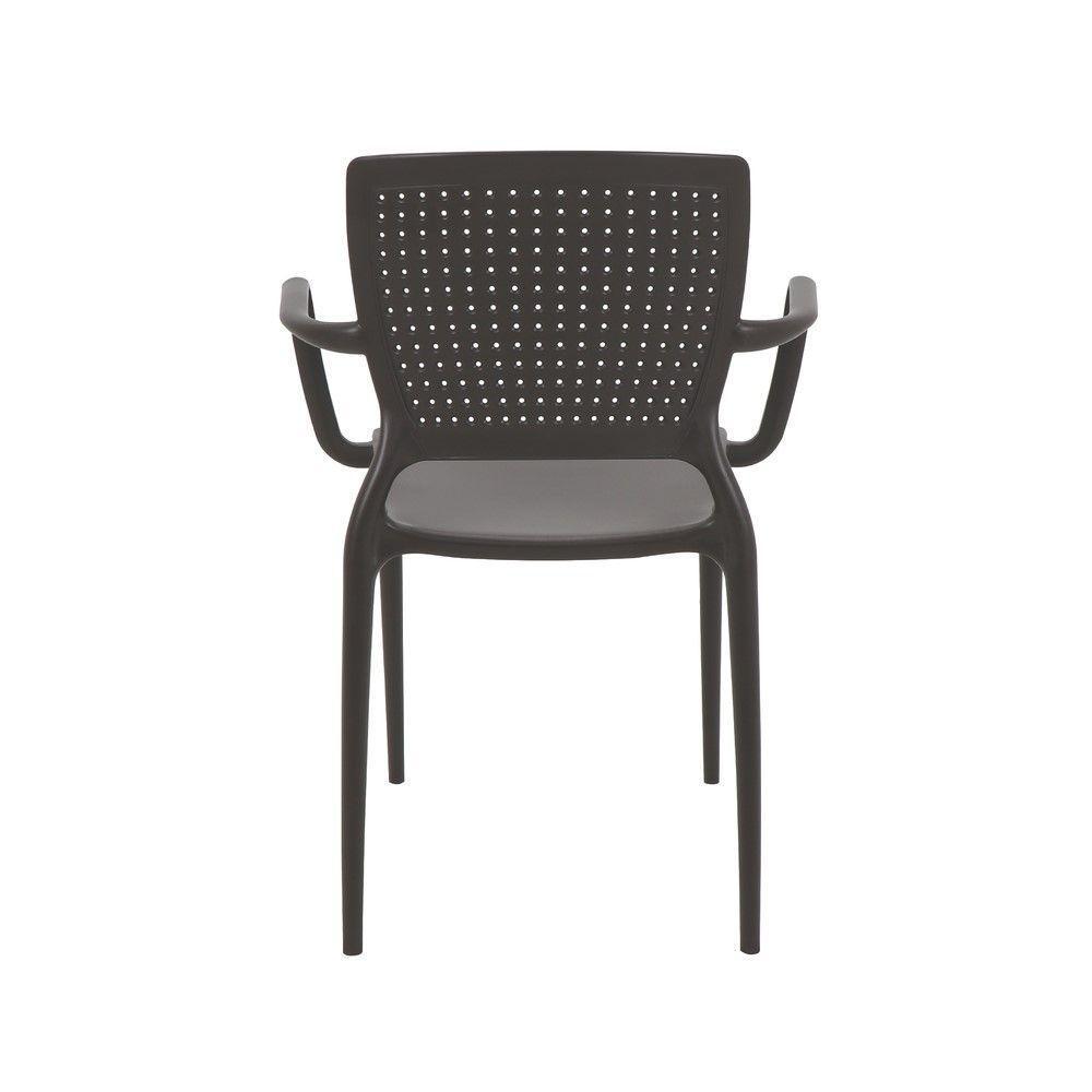 Cadeira Safira Com Braço Marrom Tramontina 92049/109 - 2