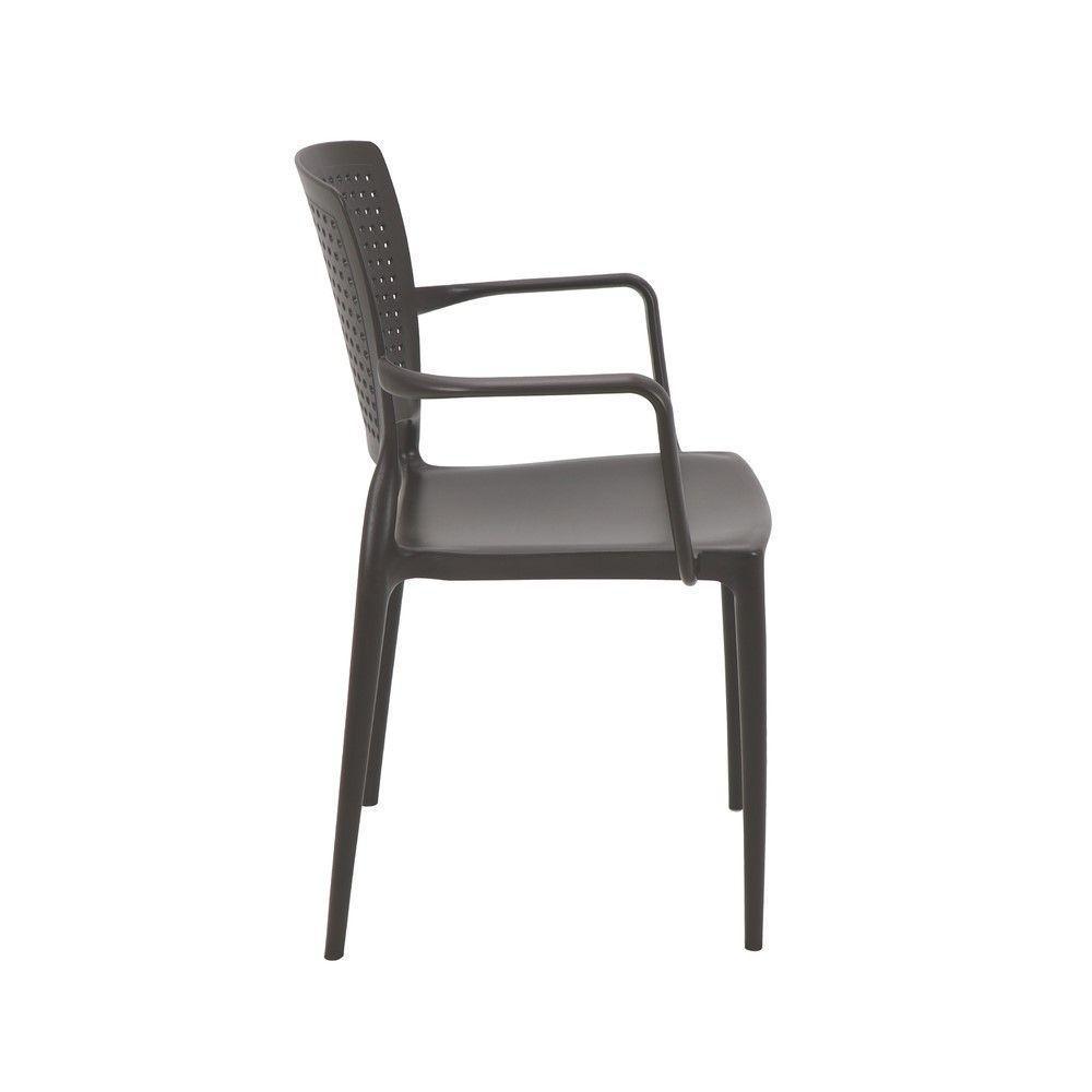 Cadeira Safira Com Braço Marrom Tramontina 92049/109 - 5