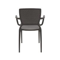 Cadeira Safira Com Braço Marrom Tramontina 92049/109 - 2