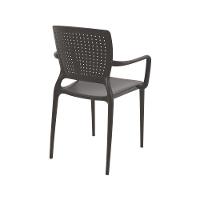 Cadeira Safira Com Braço Marrom Tramontina 92049/109 - 3