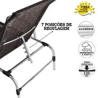 Kit 2 Espreguiçadeiras Em AlumínioHavaí