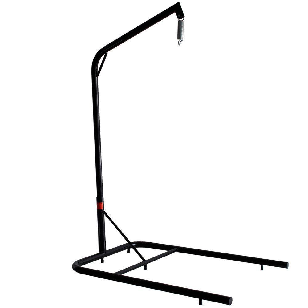 Suporte Preto Mola E Mosquetão Balanço Suspenso Ninho - 1