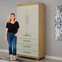 Armário Multiuso Camiseiro 4 Gavetas Verona Valdemoveis - 7