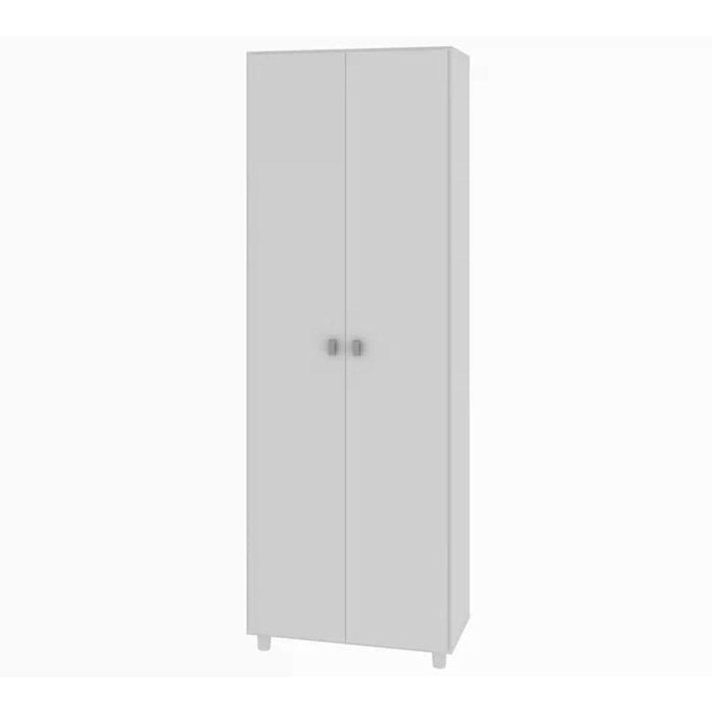 Armario Multiuso 2 Portas 7 Prateleiras Am3108 Branco - 1