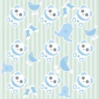 Papel De Parede Kids Ursinho Menino - 4