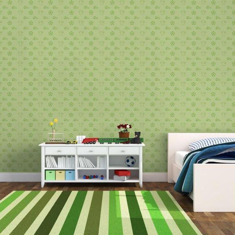 Papel De Parede Kids Futebol E Chuteira - 1