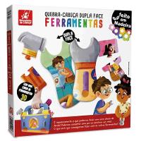 Quebra-cabeça Dupla Face - Ferramentas - Madeira - Brincadeira De Criança - 2