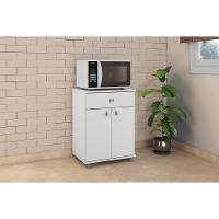 Gabinete Lavanderia Balcão Multiuso ASM168 c/ 2 Portas e 1 Gaveta Branco - Movelbento - 2