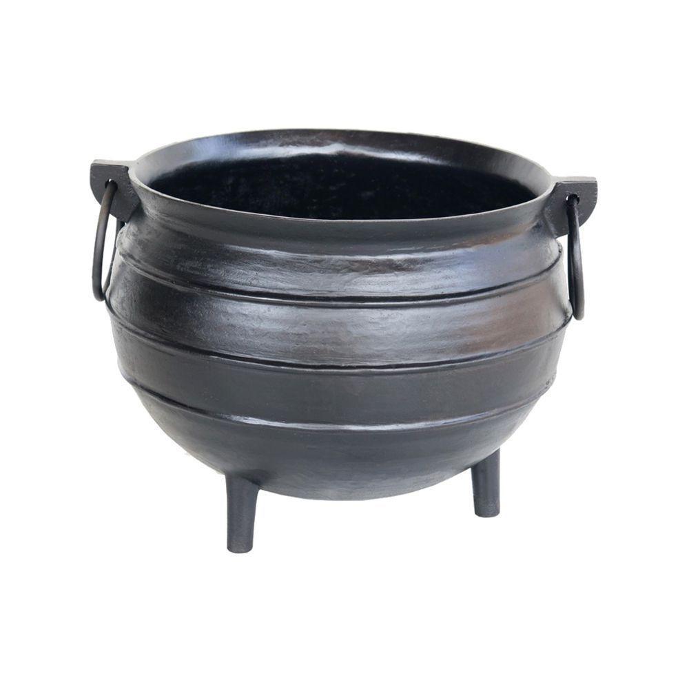 Panelão Caldeirão Bruxa Tripé Ferro Fundido Preto 90L 55Cm. - 1