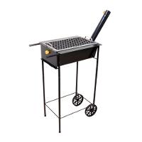 Fogão Churrasqueira Mineiro Chapa 03 Furo Grelha 80X60X38Cm - 2