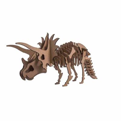 Quebra-cabeça 3d - Triceratops - Coleção Dinossauros - 37 Peças - Pasiani