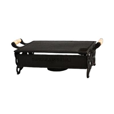 Réchaud Fogareiro A Álcool Ferro Fundido 1 Chama 24X33Cm.