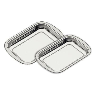 Kit Para Assar E Servir Tramontina Cosmos Em Aço Inox 2 Peças Tramontina