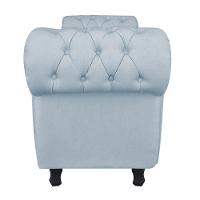 Divã Recamier Com Baú Grécia 1,55 Cm Linho Cinza - 3