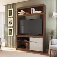 Estante Home Para Tv Até 49 Polegadas Es503 Decibal Wengue Cristalo - 1