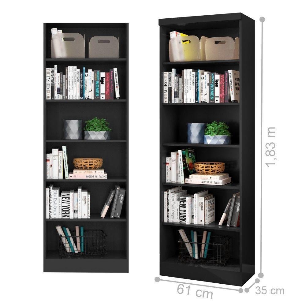 Kit 02 Livreiros Springs Preto Fosco - 3