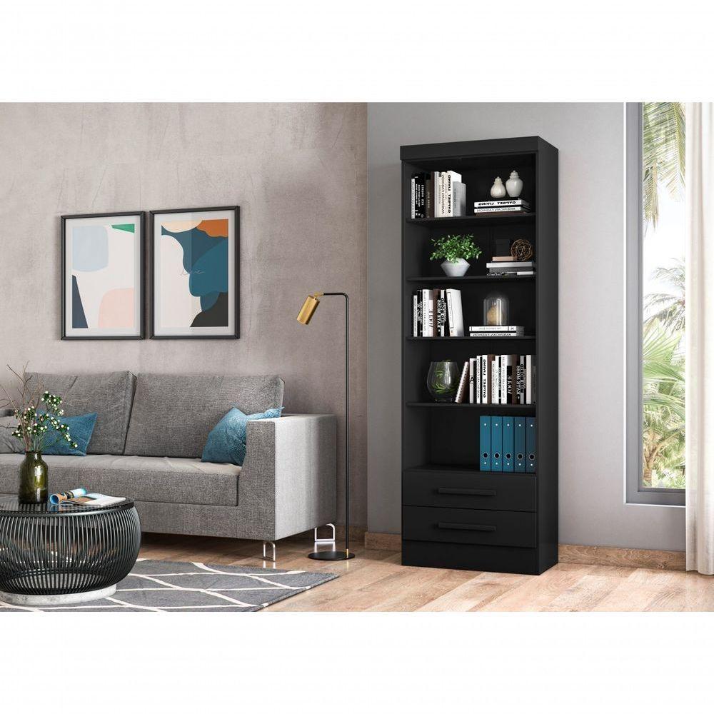 Livreiro Lakewood Preto Fosco - 2