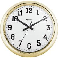 Relógio De Parede Metalizado Dourado 40cm Herweg 6128 único - 1