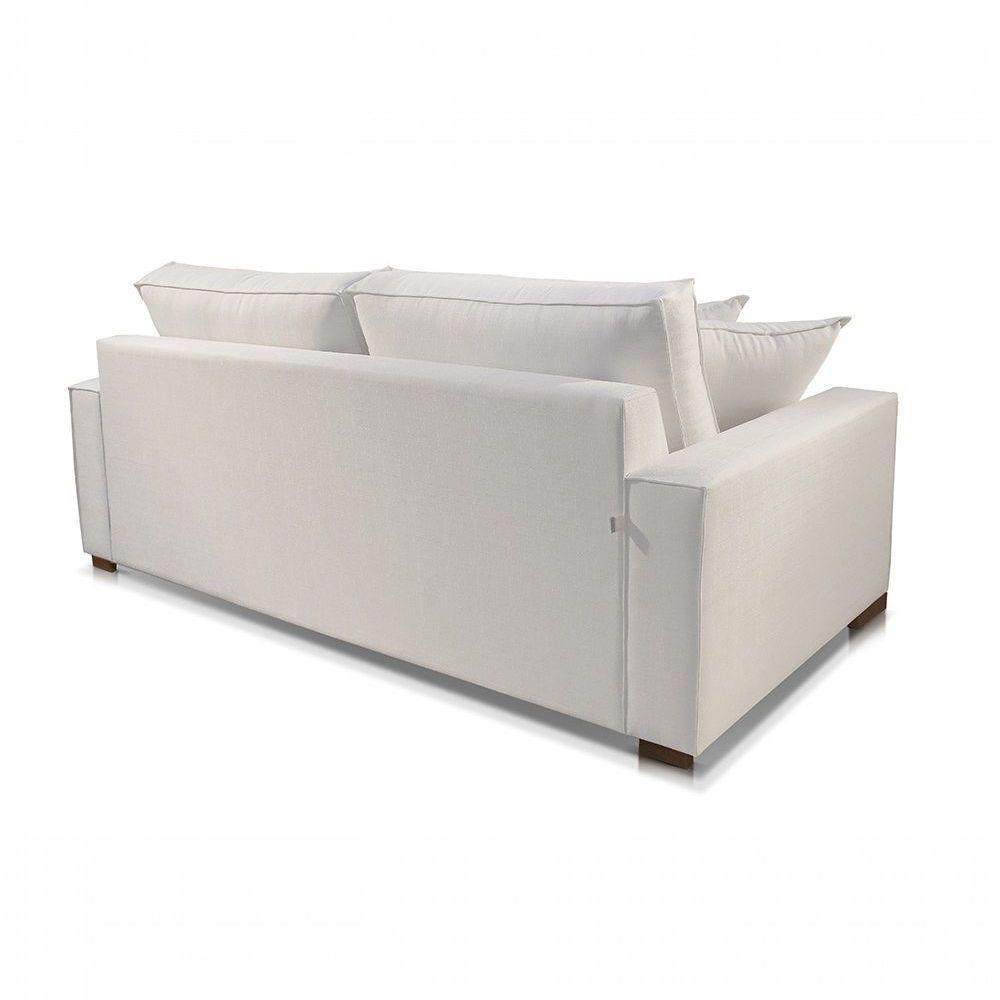 Sofá 2 Lugares Fixo Living Hotello Linho Offwhite 01t 1,8m - 3
