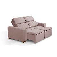 Sofá 3 Lugares 195cm Com Molas, Retrátil E Reclinável Rose - 2