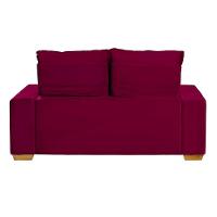 Sofá 3 Lugares Com Molas Retrátil E Reclinável Vermelho - 2