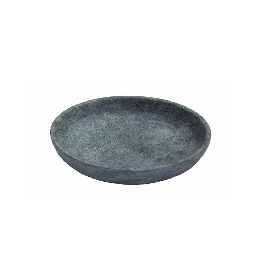 Kit 2 Pratos Fundo Para Massa Em Pedra Sabão Borda Alta 22Cm - 3