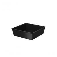 Travessa Pequena 230ml Preto Uno Coza 10,7 X 10,7 X 3,4 Cm Preto Coza - 1