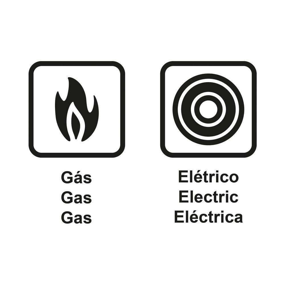 Assadeira Para Pizza Alumínio Com Revestimento Antiaderente Starflon T1 Grafite 30 Cm 1,8 - 3