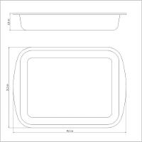 Assadeira Funda Alumínio Revestimento Antiaderente Starflon T1 Grafite 40 Cm 7,2 L - 5