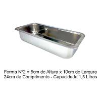 Forma Para Pão Nº2 Assadeira Bolo Inglês Cuca Cake Gelo 2 Unidades - 3