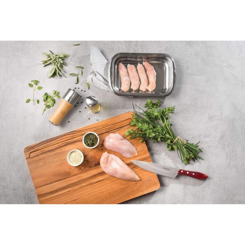 Jogo De Assadeiras Tramontina Cosmos Em Aço Inox Com 3 Peças Tramontina - 2