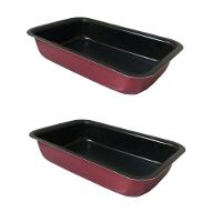 Kit 2 Formas Assadeiras De Cuca Retangular Antiaderente - 1