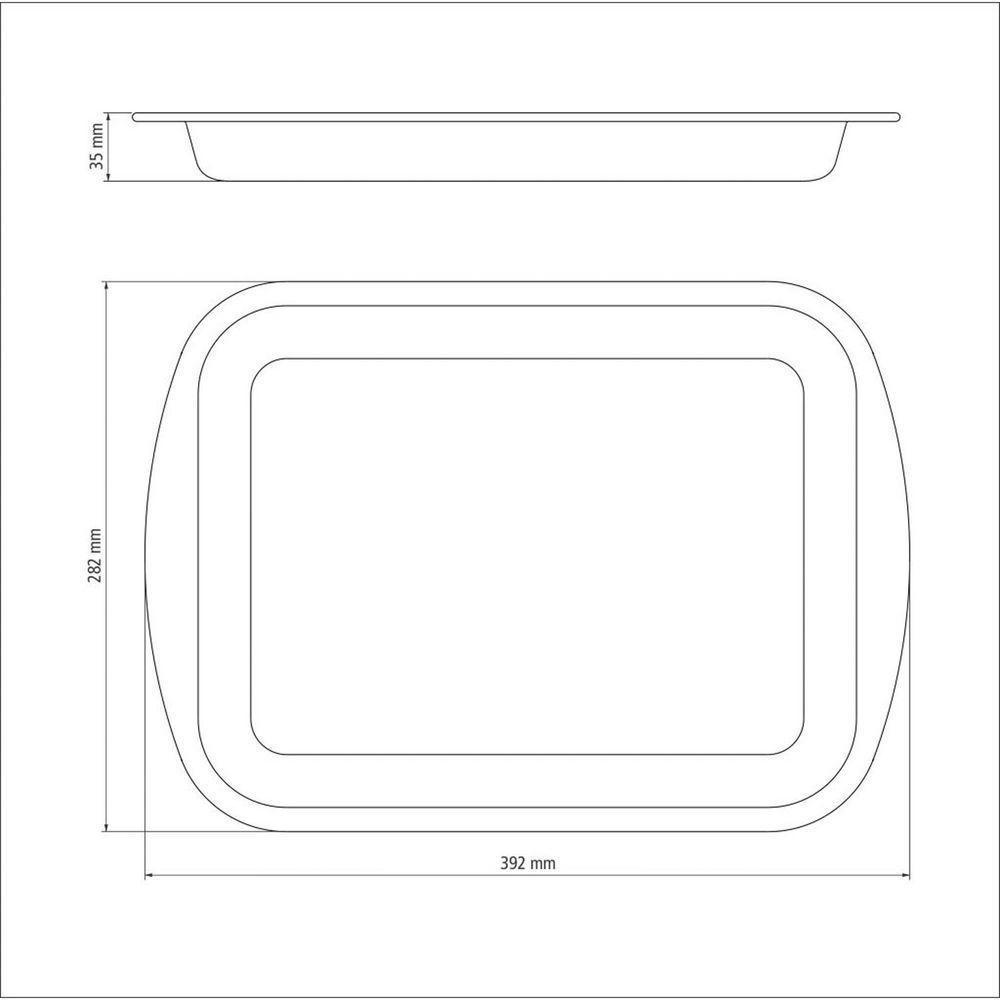 Assadeira Rasa Alumínio Revestimento Antiaderente Starflon T1 Grafite 34 Cm 2,9 L - 5