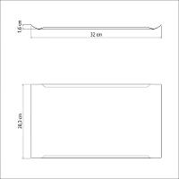 Bandeja Tramontina Quadrata Retangular Em Aço Inox Alto Brilho 32 X 28 Cm Tramontina - 5