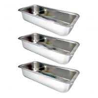 Kit 3 Formas Assadeira Pão Caseiro Gelo E Bolo Inglês N°3 - 1