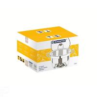 Rechaud Tramontina Redondo Em Aço Inox Banho Maria Com Suporte Para Tampa E Fogareiro 7 L Tramontina - 7