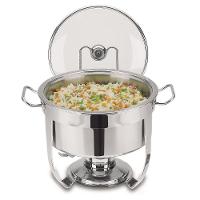 Rechaud Tramontina Redondo Em Aço Inox Banho Maria Com Suporte Para Tampa E Fogareiro 7 L Tramontina - 8