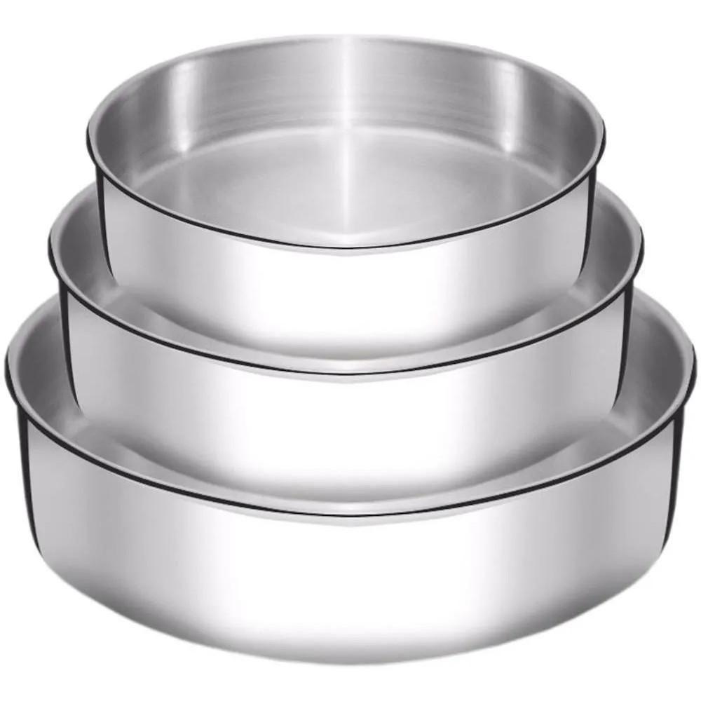 Kit Conjunto 3 Formas Assadeiras Redonda Para Bolo - 2