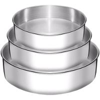 Kit Conjunto 3 Formas Assadeiras Redonda Para Bolo - 1