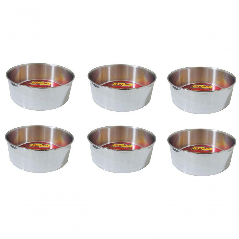 Kit 6 Formas Assadeiras Redonda Para Bolo Alta 24x9cm 4.4l - 1