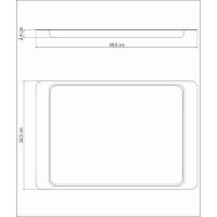 Bandeja Tramontina Piani Retangular Em Aço Inox Alto Brilho 48x32 Cm Tramontina - 7