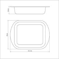 Assadeira Funda Em Alumínio Com Revestimento Antiaderente Starflon Grafite 22 Cm 1,9 L - 2