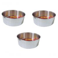 Kit 3 Formas Assadeiras Redonda Para Bolo Alta 22x9cm 3.5l - 2