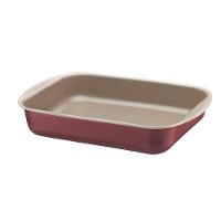 Assadeira Funda Alumínio Revestimento Antiaderente Starflon T1 Vermelha 28 Cm 3,3 L - 1