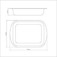 Assadeira Funda Alumínio Revestimento Antiaderente Starflon T1 Vermelha 28 Cm 3,3 L