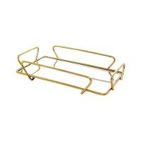 Bandeja Hara Any Dourada 10X20 Cm - 1