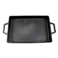 Assadeira Ferro Fundido Retangular Alça Ferro 40x26cm - 2