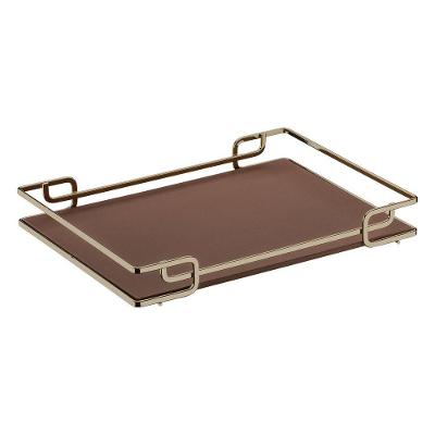 Bandeja Multiuso Tampo Couríss. Caramelo 30X40 Champagne