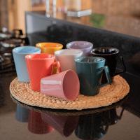 Caneca Em Cerâmica Quartier 270ml Oxford Rosa - 5