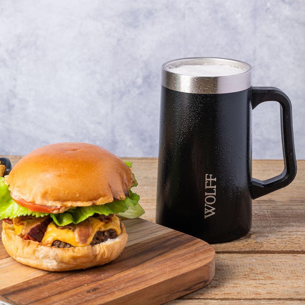 Caneca Térmica Wolff Em Aço Inox Preto 500ml - 2